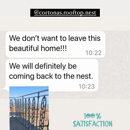 Cortona's Rooftop Nest شقة *