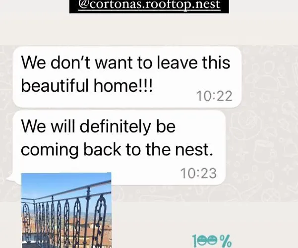 Cortona's Rooftop Nest Appartamento *